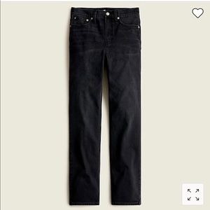 NWT JCrew High-rise '90s classic straight jean in Charcoal wash SZ 27